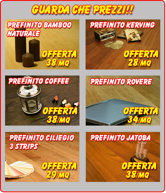 prezzi parquet