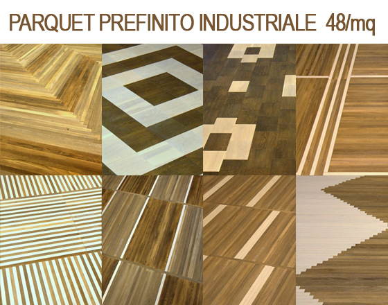parquet industriale prefinito